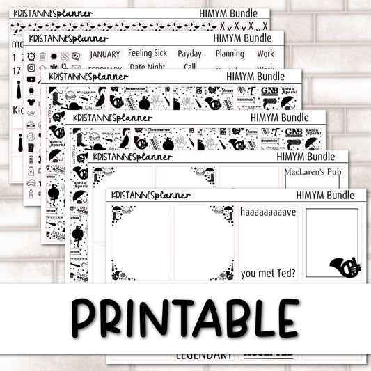 HIMYM Foil Bundle - Printable