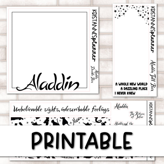 Aladdin Add Ons - Printable